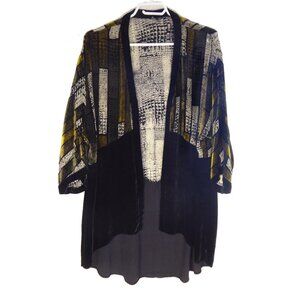 Black and Gold Silk Jacket